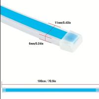 1PCS Barra De Luz Decorativa LED Dinámica Para Capó De Coche Universal Guía Y Adorno Luz De Conducción Automática Barra De Luces Del Parachoques - details 8