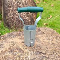 Jardinera de bulbos - Herramienta para plantar bulbos que no se dobla - Liberación automática del suelo para facilitar la excavación y el llenado de hoyos - Marcadores de profundidad para una plantación más uniforme de tulipanes, narcisos y dalias - details 1