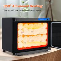 23L Calentador de toallas caliente UV con cámara de aluminio, calentador de toallas de baño con calentamiento rápido para Spa Facial, salón de belleza y cabello, Uso enchufable,Gabinete de desinfección de toallas ultravioleta - details 3