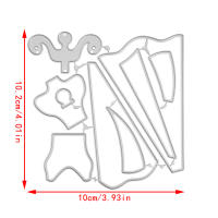 Juego De Corte De Metal Para Fiesta Vestido Lady Skirt Set Manualidades En Papel Scrapbooking Álbum DIY Plantillas De Tarjeta - details 4