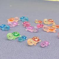 50PCS Mini Tortuga Luminosa Ornamento De Resina Para Niños Regalo Pequeño De Actividad De Fiestas Y Vacaciones Decoración De Escritorio - details 8
