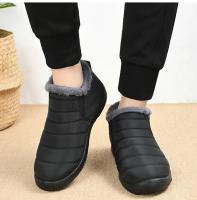 Botas De Invierno Impermeables Para Hombres Y Mujeres Con Peluche Grueso Suela Gruesa Botines De Nieve Calientes Para Parejas Zapatos De Exterior Con Lining De Plush - details 4