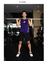 Zapatos De Gimnasio Para Hombres Y Mujeres Negros Rojos Con Cordones Y Anillas Para Levantamiento De Pesas Y Entrenamiento Completo Suela De Goma Microfibra Y Cuero Soporte Y Equilibrio - details 8