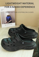 Zapatillas Perforadas Para Hombre Para Uso Outdoor Verano Suela Gruesa Antideslizante Deporte Sandalias Cómodas Para La Playa - details 0