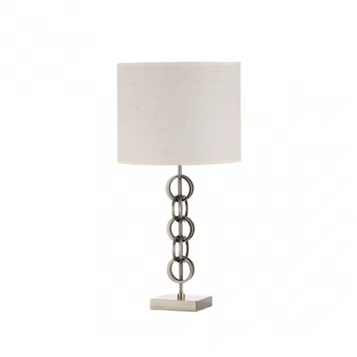 Lámpara de Mesa FABRILAMP Koto Cuero Beis 61x30x30 Cm - 1