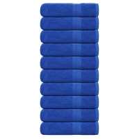 vidaXL Toallas de Baño 10 uds 100x150 cm 360 gsm en color Verde manzana/Azul/orange y más - details 1