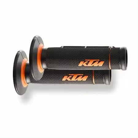 Puños Ktm Doble Compuesto ( Cerrado ) Negro/naranja - 1