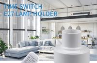 Soporte De Luces E27 Con Control Remoto Inalámbrico Para Bombillas LED Base De Lámpara Colgante Con Timer Inteligente Para Ceilinador - details 0