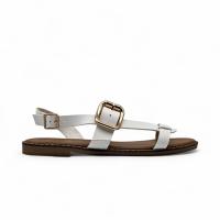 Calzados soraia✨ Sandalias Planas de Mujer con Pulsera Ajustable – Diseño de Tiras Cruzadas Elegantes – Zapatos de Verano Cómodos y Versátiles para Diario, Playa, Paseo o Fiesta ✨ Liso Bohemio - details 2