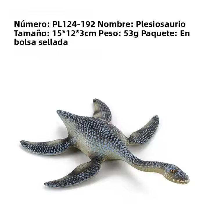 Figura De Acción De Dinosaurio Plesiosaurio Prehistórico Realista Para Niños Regalo De Navidad Modelo Biológico Antiguo De Los Jurásicos - 1