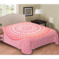 Ethnikulture 100% Algodón Tapiz con Estilo de Mandala Indio - 220 x 240 cm - Uso Versátil para Yoga, Playa y Decoración de Pared - Arte Mural - Ideal como Tapiz de Pared Grande - details 3