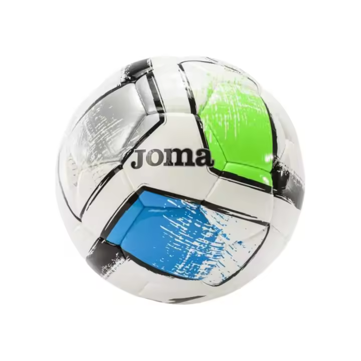 Joma, Dali II, Balon Futbol, Revestimiento TPU, Cosido a Mano, Apto Suelo, Cesped Artificial, Unisex, Blanco, 400649.211_211// - 1