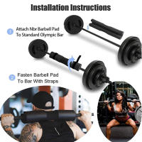 Almohadillas De Hombro Para Mancuerna Antideslizantes Y No Esfumables Soporte De Cuello Para Gimnasio Y Levantamiento De Pesas Protección Y Apoyo En Ejercicios De Agachamiento Y Dumbbell - details 2