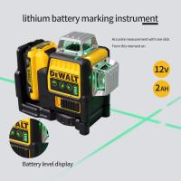 Nivel De Láser Dewalt DW089LG Auto Nivelado 12 Líneas 3 X 360 Grados Banda Verde Batería 12V MAX Li-lon Lasers De Medición - details 1