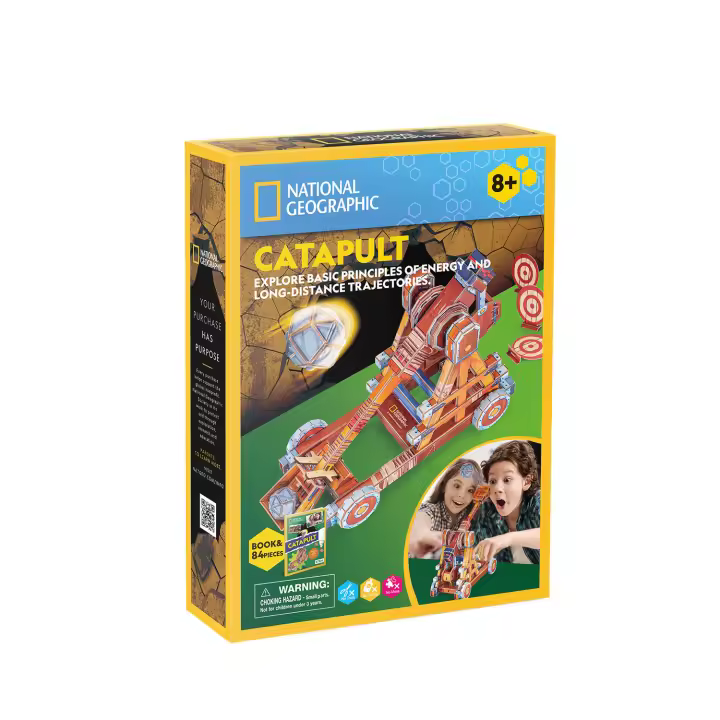 Puzzle 3D Catapulta - Puzzle 3D Niños Y Puzzle 3D Adultos | Maquetas para Montar 84 Piezas | Fácil De Montar | Puzzles 3D | Maquetas para Construir Adultos - 1