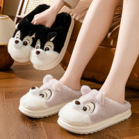 Nuevos Pantuflas De Invierno 2024 Para Mujer Y Hombre Antideslizantes Cálidas De Peluche Cómodas Para Dormitorio Y Uso Casual - details 1