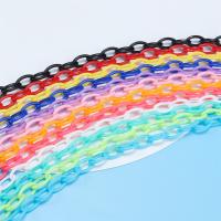 10pcs Cadena De Enlace Acrílico Colorido 50cm Con Cierre De Langosta Para Llaveros Collares Y Pulseras Herramientas De Joyería - details 0