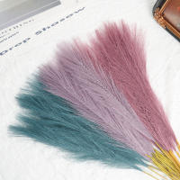 5/10Pcs Pampas Artificial Flor Para Decoración De Hogar Boda Y Jardín Arreglo Floral Falso Planta En Vaso Guirnalda Exterior - details 9