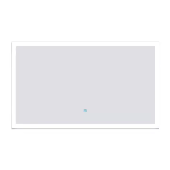 Aica Espejo de baño LED 100 x 60 cm, antivaho, luminosidad regulable - 1