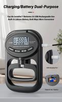 Medidor De Fuerza De Agarre LCD Para Hombres Y Mujeres 265LBS/120KG Dinamómetro Digital Recargable De Entrenamiento Dual Propósito - details 5