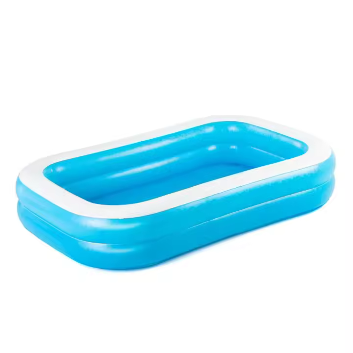 LILI HOME Piscina Inflable Rectangular 305x183x56 cm Y más medidas para elegir. Ofrece espacio más que suficiente para que toda la familia se refresque y se divierta durante los días calurosos. Las paredes laterales extragruesas ofrecen mayor resistencia - 1