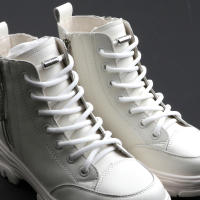 1par De Laces Cierre De Cápulas Metálicas Cierre De Cápula Lazos Para Zapatillas Material De Poliéster Closure De Cápulas Metálicas - details 4