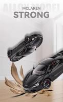 McLaren 720s Super Deportivo De Escala 1/24 En Aleación De Metal Modelo De Simulación Con Sonido Y Luz Juguete Retroalimentado Para Niños Regalos - details 4