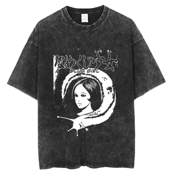 Camiseta Oversize Para Hombres Y Mujeres Con Gráficos De Cómic Thriller Kawakami Tomie Anime Top Tees Estilo Hip Hop Streetwear - 1