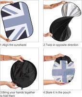 2pcs Sunshade Para Techo Solar Mini Cooper R60 R61 R50 R52 R53 R60 R55 R57 R58 R59 F54 F55 F56 F57 F60 Clubman PVC Grueso No Eléctrico - details 3