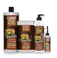 Bellas Extensiones- Pack Promocional Dona Flora Pelazo, champu 1000ml, Mascarilla 1000ml, Leave-in 500ml y Tonico 70ml. - details 0