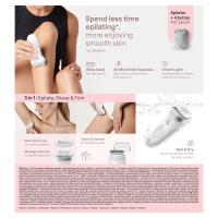 Braun | Silk-épil 7, Depiladora Eléctrica Para Una Eliminación Del Vello Fácil, Piel Suave Duradera, 7-041, Blanca/Plateada - details 2