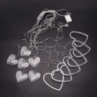 Guirnalda De Luces LED En Forma De Corazón Para Cortina 3.5M 220V/110V Decoración Para Fiesta De San Valentín Dormitorio Navidad Boda - details 13