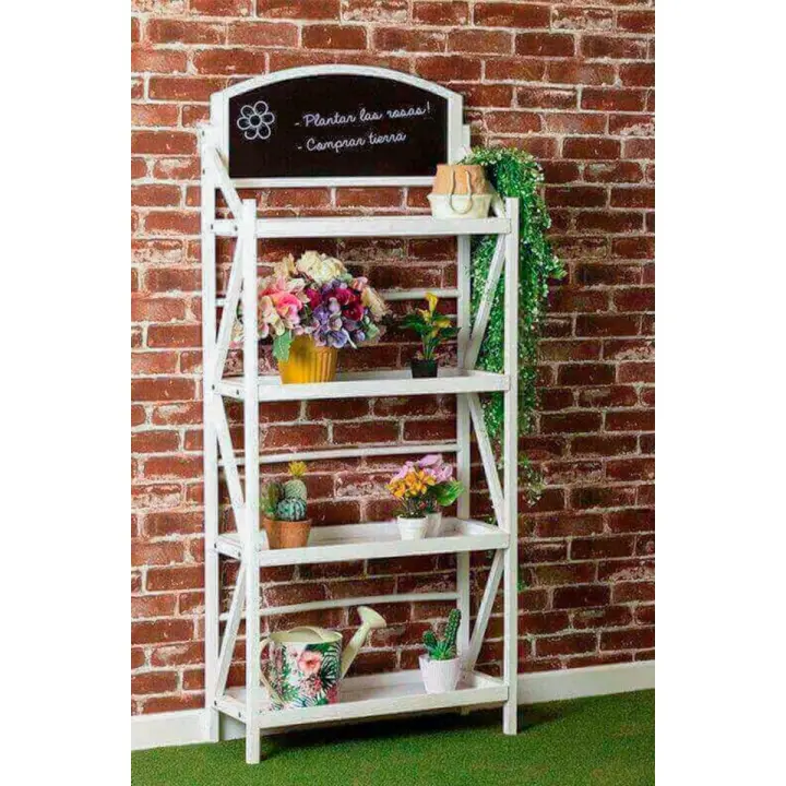 Carrito Candy Bar Madera Envejecida Cupcake - 1