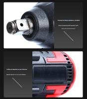 Llave de Impacto Eléctrica 280N.m Profesional - Portátil y Potente para Carpintería y Estructuras (Batería de Litio Recargable, Ideal para Montadores y Carpinteros) - details 8
