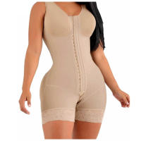 Faja Colombiana Para Mujer Modeladora De Abdomen Cero Lencería Sexy Con Tirantes Reductora Y Moldeadora De Cuerpo Firmeza Alta Material De Poliéster Y Spandex - details 6