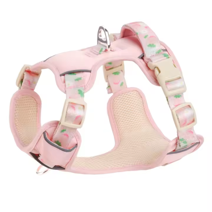 Pecho 81-107 sobre 60-100 catties cuerda de tracción para perros Chaleco de verano arnés para mascotas correa de perro transpirable perros grandes, medianos y pequeños Corgi Bichon Cadena de salida - 1