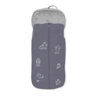 Interbaby Saco Impermeable Verde y Rosa con Interior de Coralina - Silla de Paseo - details 3
