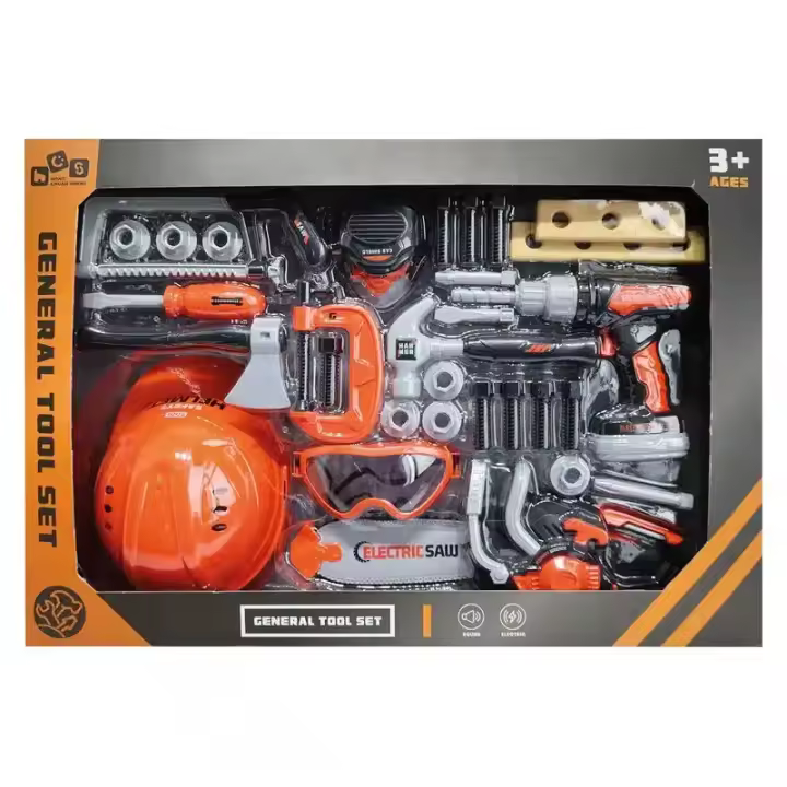 Set Herramientas Grandes de 32 Piezas con Casco 778-34 INNOVATOYS - 1