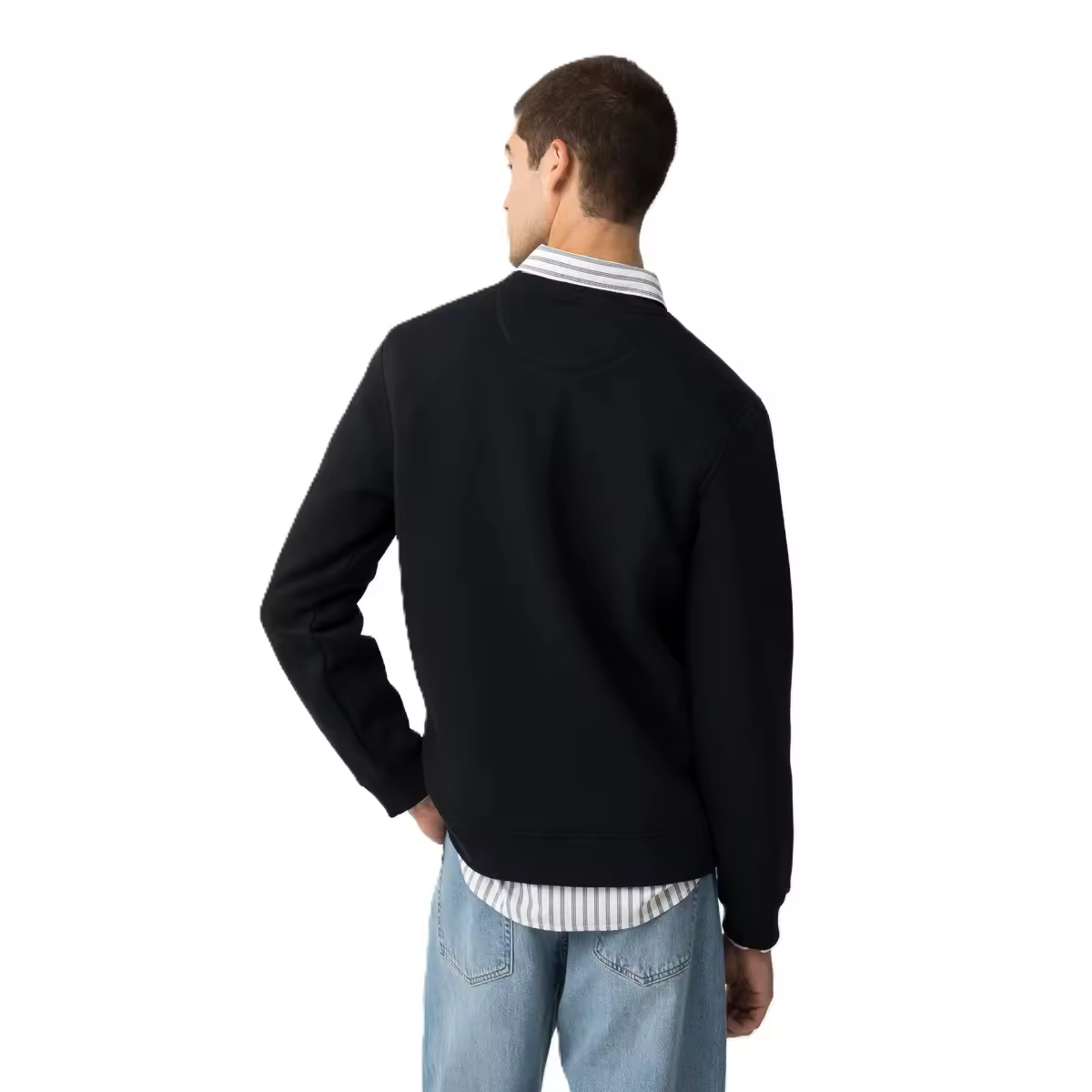 Sudadera cuello redondo Tiffosi 10062201 Len negro - details 2