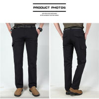 Pantalones Tácticos Para Hombre Resistentes Al Agua Con Múltiples Bolsillos Trabajo Al Aire Libre Casual Para Acampar Y Senderismo - details 6
