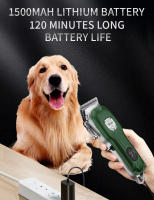 Pelo Profesional del Perro Clipper todo metal recargable PET trimmer Gato máquina de Corte mascotas Bajo Ruido grooming haircut - details 10