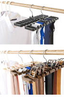 Organizador De Ganchos Para Armario Con Cinturón Giratorio Multifuncional Para Pañuelos Y Accesorios Almacenamiento En Armario Doméstico Material ABS - details 4