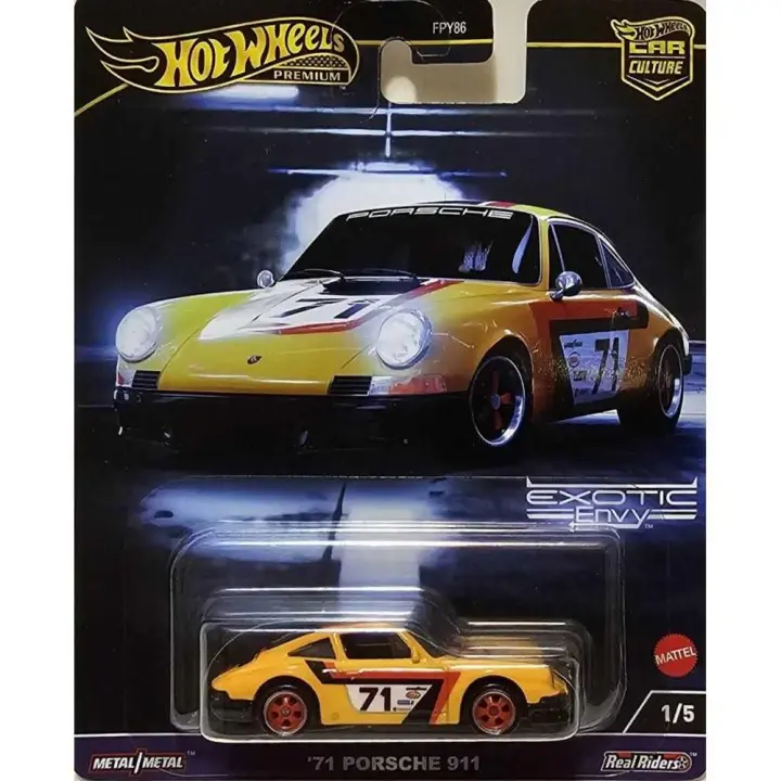 Hot Wheels Premium Exotic Envy '71 Porsche 911  1/5 - 1