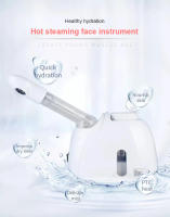Humidificador De Vapor Facial Con Ozono Limpieza Profunda Para El Rostro Máquina De Vapor Para Spa En Casa Y Salón Cuidado De La Piel Blanqueador - details 4