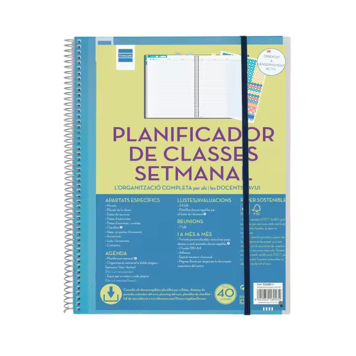 Finocam - Planificador de Clases Semanal Docente Catalán - 1