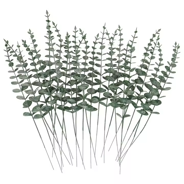 Ramas Artificiales de Eucalyptus de 30 Pcs Decoración para Boda y Hogar Centro de Floral de Estilo Rural - 1