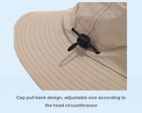 Gorro De Pesca Estilo Vaquero Dual Propósito Para Protección Solar Y Estilo Ideal Para Caminar Ciclar Y Playa Material De Poliéster Unisex - details 5