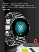 Reloj Inteligente LIGE HD Pantalla De Acero Inoxidable Bluetooth Llamada Resistente Al Agua Deportivo Fitness Para Hombres Compatible Con Huawei - details 12