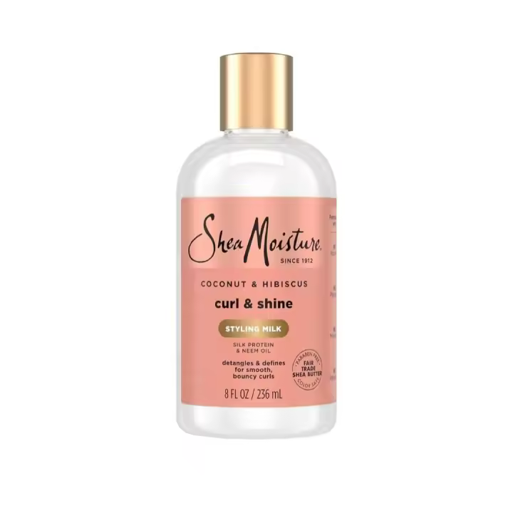 Shea Moisture Coconut & Hibiscus Curl & Style Milk 236ml – Curling Milk Crema Rizos SheaMoisture - 1