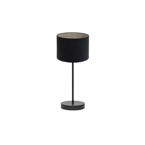 FABRILAMP Lámpara de Mesa Sobremesa Tania 1xe14 Negro/negro-madera Gris 42x17x17 Cm - Elegante Diseño - 1